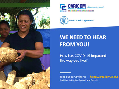 The CARICOM COVID-19 Food Security and Livelihoods Impact Survey – Round 2 can now be accessed