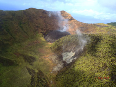 The United Kingdom FCDO provides funding for a rotary helicopter to support the monitoring of the St. Vincent and the Grenadines La Soufrière volcano