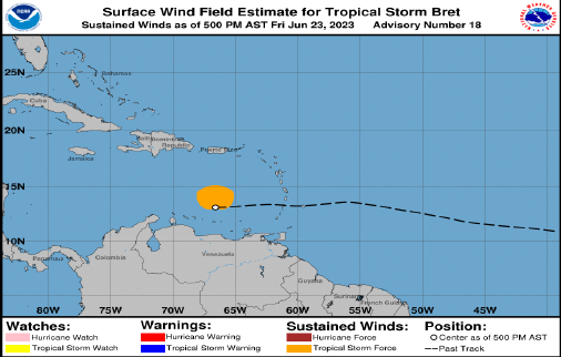 SITUATION REPORT #1 - Tropical Storm Bret (2)