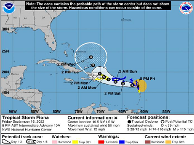 SITUATION REPORT # 1 - TROPICAL STORM FIONA