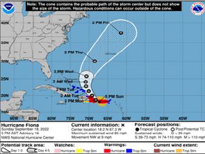SITUATION REPORT #2: Hurricane Fiona