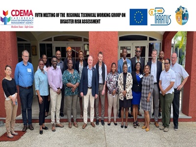 The fifth meeting of the Regional Technical Working Group on Disaster Risk Assessment held in Barbados.