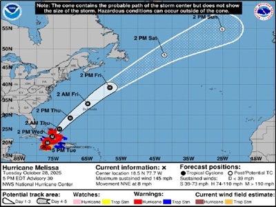 SITUATION REPORT#2: HURRICANE MELISSA