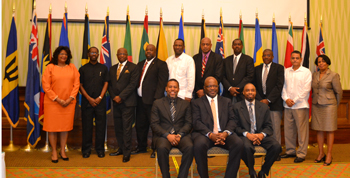 Delegates at the 5th Meeting of the CDEMA Council of Ministers