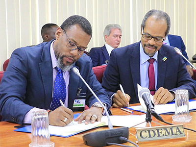 CRFM and CDEMA sign agreement to enhance disaster management and resilience in fisheries