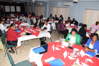 Participants at Gender in DRM for Agriculture workshop