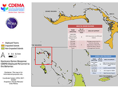 CDEMA Situation Report #17 - Major Hurricane Dorian as of 5:00PM (AST) on September 23rd, 2019