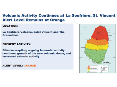 CDEMA Situation Report #4 - Effusive Eruption at La Soufriere Volcano, St. Vincent as of 8:00 pm (AST) on January 22nd, 2021